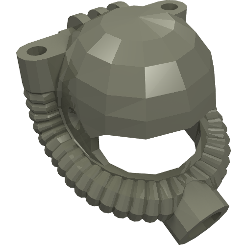 Helmet Underwater with Hose (Dark Gray)