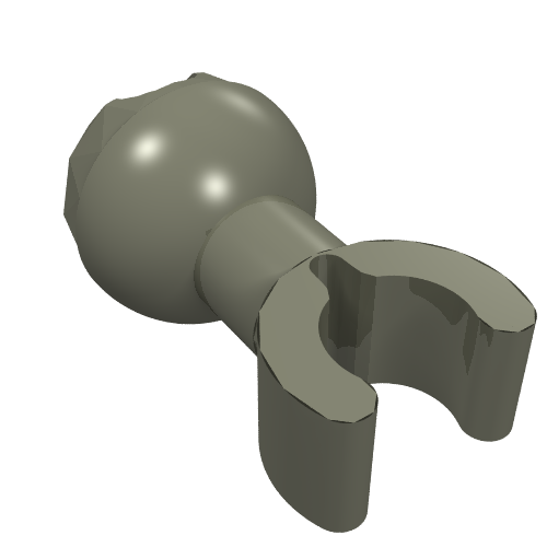Arm Piece with Towball and Clip (Dark Gray)
