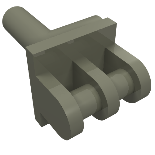 Equipment Grab Jaw Holder (Dark Gray)