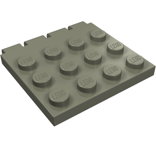 Hinge Vehicle Roof 4 x 4 (Dark Gray)