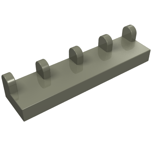 Hinge Tile 1 x 4 (Dark Gray)