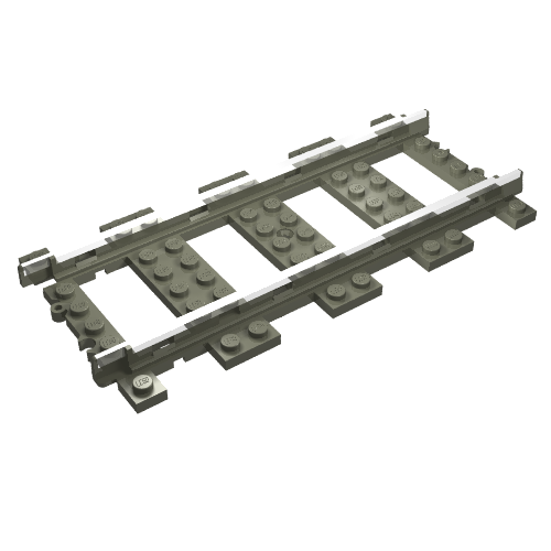 Vehicle Track, Train, 9V Straight (Dark Gray)