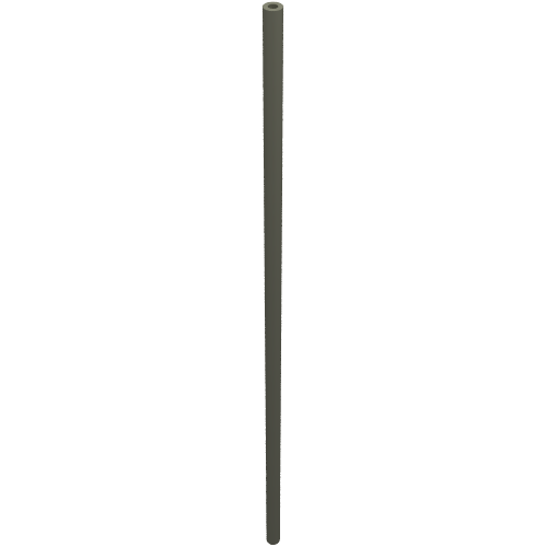 Hose Rigid 3mm D. 17L / 13.6cm (Dark Gray)