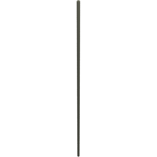 Hose Rigid 3mm D. 30L / 24.0cm (Dark Gray)