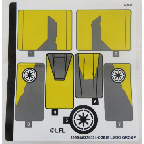Sticker Sheet for Set 75214-1 ([No Color/Any Color])