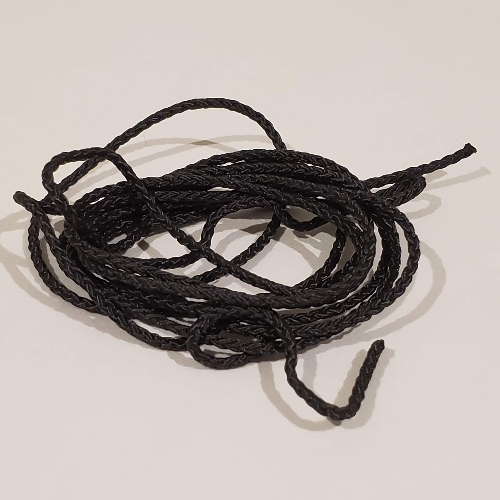 String Cord Medium Thickness 125cm (Black)