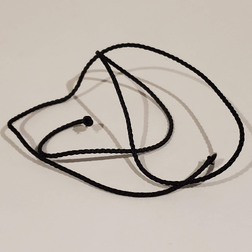 String Cord Medium Thickness 35cm (Black)