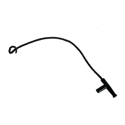 Minifig Hose Nozzle Simple with 13L Black String (Black)