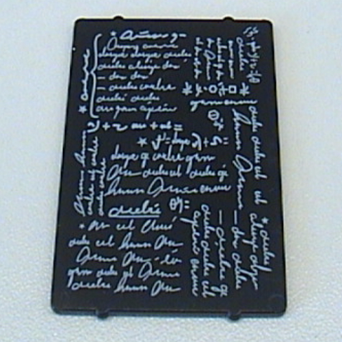 Glass for Window 1 x 4 x 5 with Classroom Blackboard Print (Black)