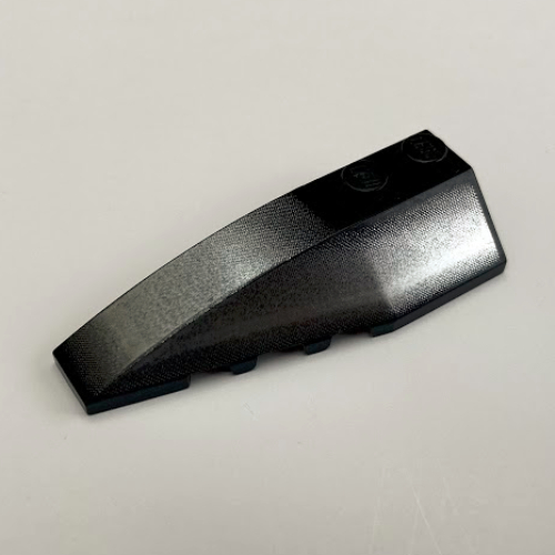 Brick Wedged, Curved 6 x 2 Left with Silver Windscreen Print (Black)