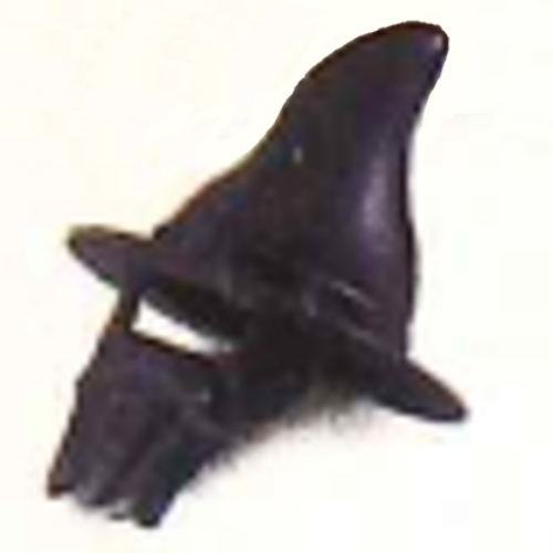 Duplo Hat, Pointed with Beard (Black)