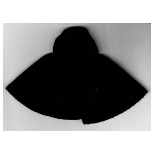 Duplo Cape with Hood (Black)