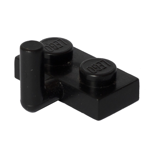 Plate Special 1 x 2 with Bar Up [Horizontal Arm 5mm] [Old Type] (Black)