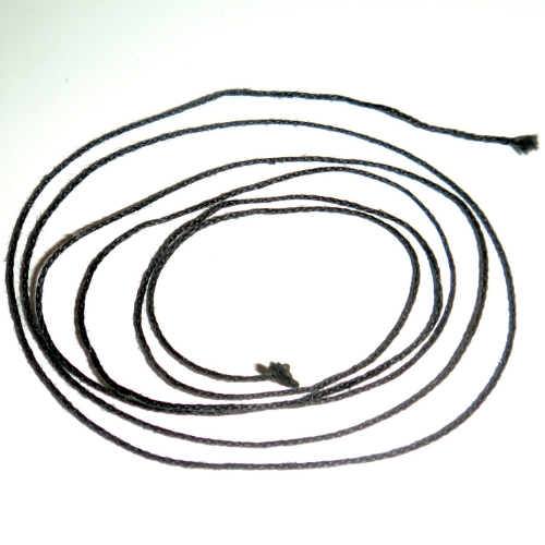String Cord Thin (0.5mm) 75cm (Black)