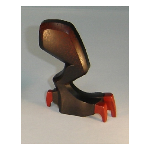 Creature Body Part, Dragon Leg, Right with Dark Red Claws and Hip Print (Black)