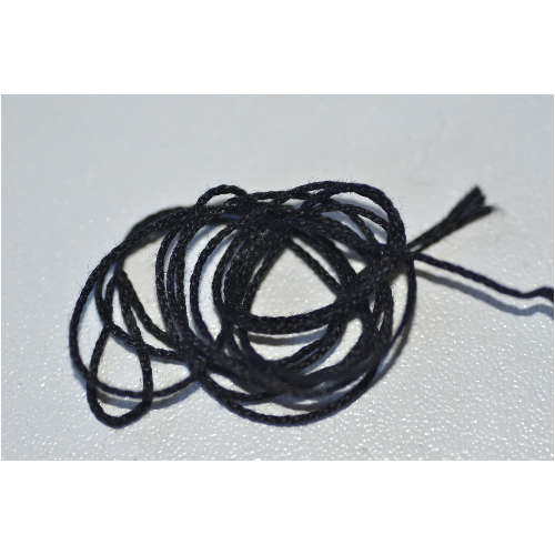 String Cord Medium Thickness 50cm (Black)