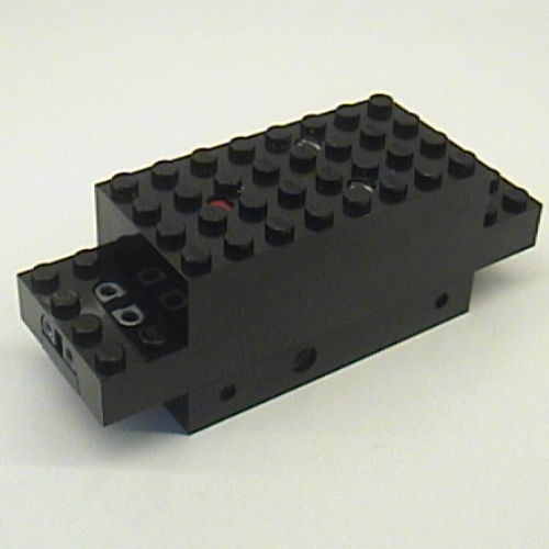 Motor, Train, 4.5V 12 x 4 x 3 1/3 Type III, Open Contacts (Black)
