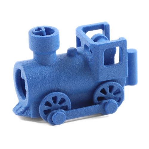 Toy Train, 3D Printed (Blue)