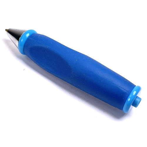 Pen Body, with Chrome Tip, Medium Blue Ends (Blue)