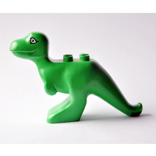 Duplo Dinosaur Tyrannosaurus Rex Adult without Spots Print (Bright Green)