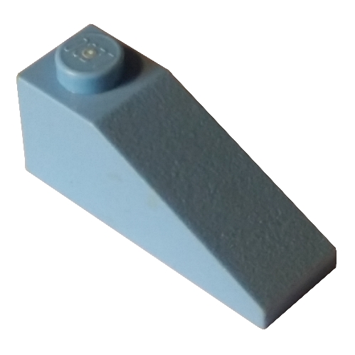 Brick Sloped 33° 3 x 1 (Pastel Blue)