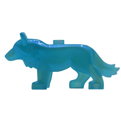 Animal, Wolf (Opal Trans-Light Blue)