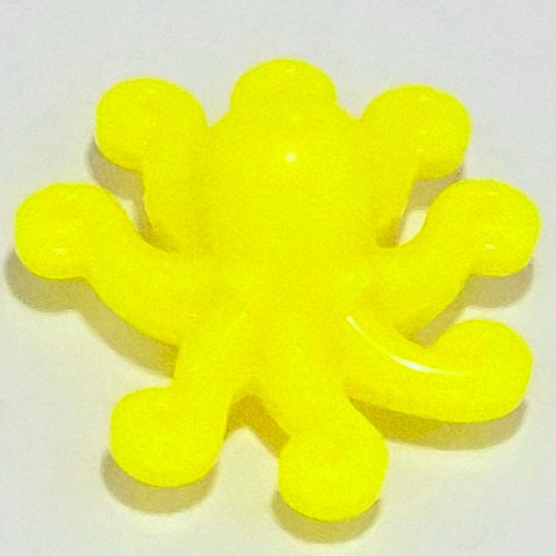 Animal, Sea Life Set, Octopus (Vibrant Yellow)