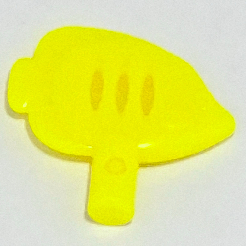 Animal, Sea Life Set, Fish with Bar (Vibrant Yellow)