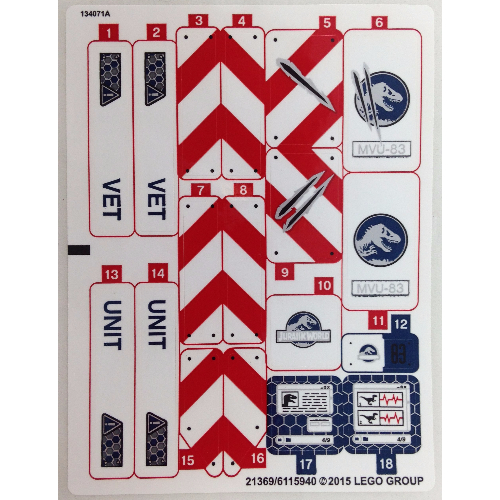Sticker Sheet for Set 75917-1 ([No Color/Any Color])