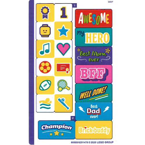 Sticker Sheet for Set 40385-1 ([No Color/Any Color])