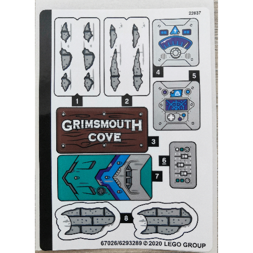 Sticker Sheet for Set 70431-1 ([No Color/Any Color])