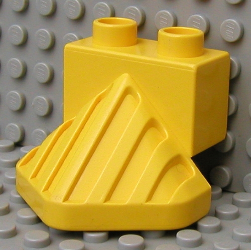 Duplo Train Steam Engine Cow Catcher (Yellow)