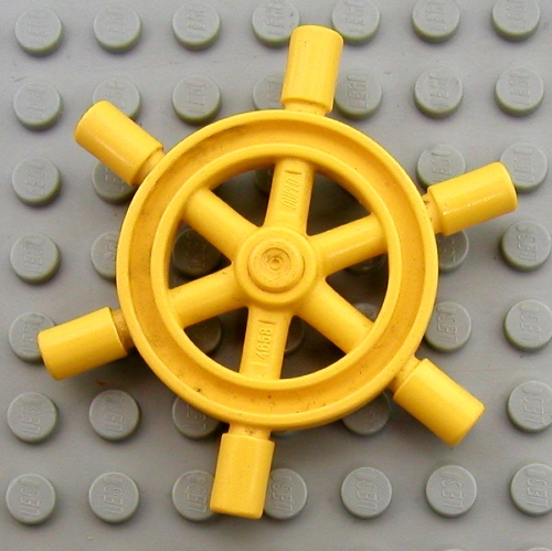 Duplo Boat Helm (Yellow)
