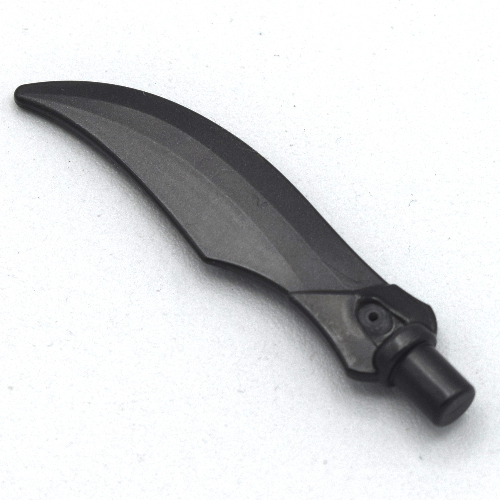 Weapon Sword Curved Blade with Bar (Pearl Titanium)