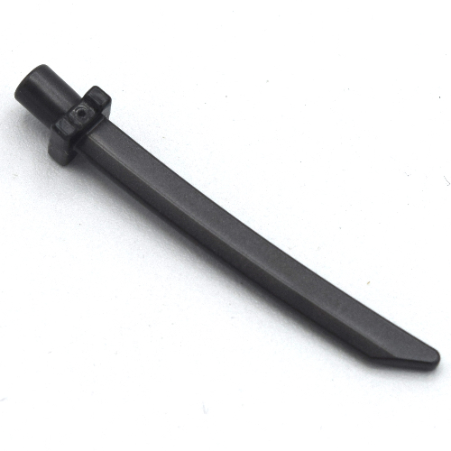Weapon Sword Blade with Bar, Square Crossguard (Pearl Titanium)