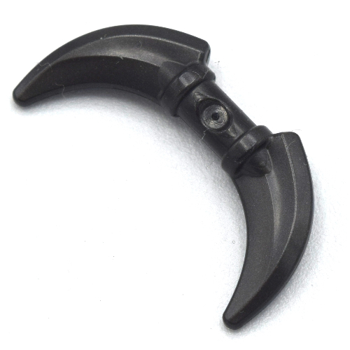 Weapon Scythe / Hook with Double Blades (Pearl Titanium)