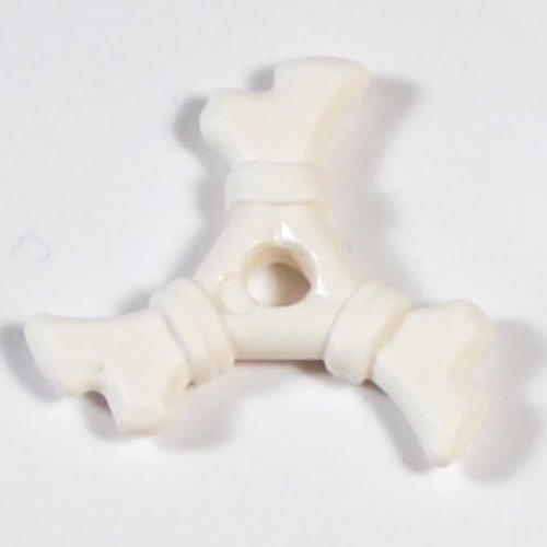 Weapon Throwing Star / Shuriken, Bone (White)