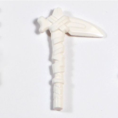 Weapon Axe, Bone/Sickle (White)