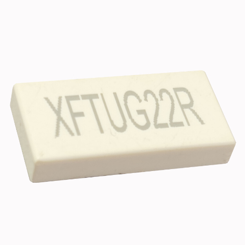 Tile 1 x 2 with Engraved Code for Exo-Force (White)