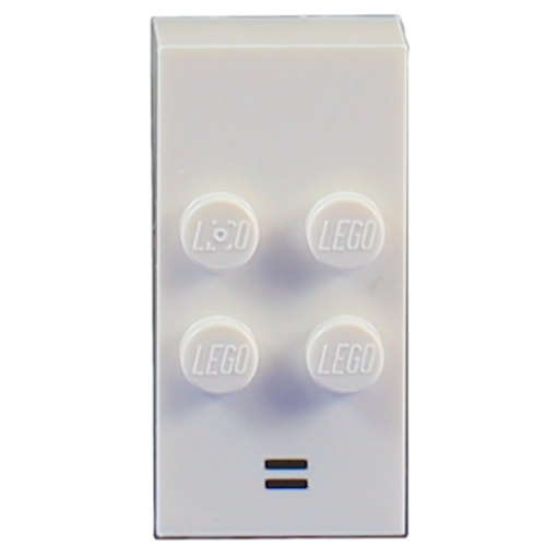 Braille Brick 2 x 4 with 4 Studs ⠶ and '=' Equals Print (White)