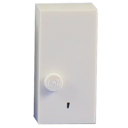 Braille Brick 2 x 4 with 1 Studs ⠄and ' ' ' Print (White)