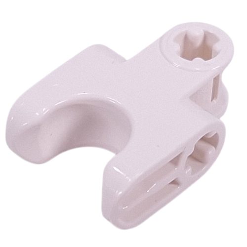 Technic Axle Connector 2 x 3 with Ball Socket, Closed Sides (White)