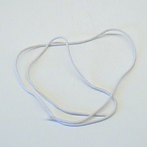 String, Elastic Thin [Undetermined Length] (White)