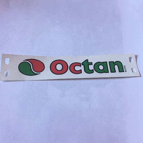Banner, 16 x 4 Rectangle, with Octan Logo and Text Print (White)