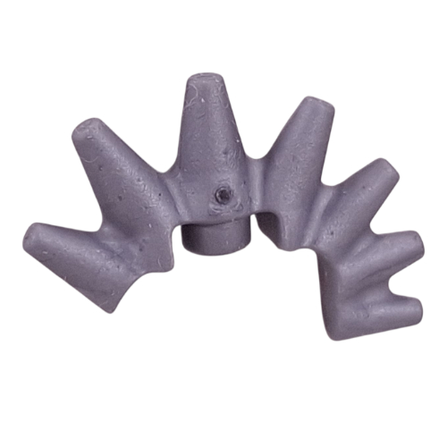 Hair Mohawk, Spiked (Flat Silver)
