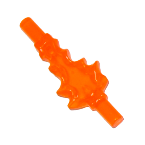 Wave / Power Burst / Flame, Bolt Small with Bar Ends (Trans-Orange)