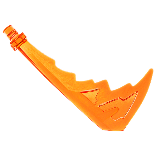 Weapon Katana with Trailing Effect (Trans-Orange)