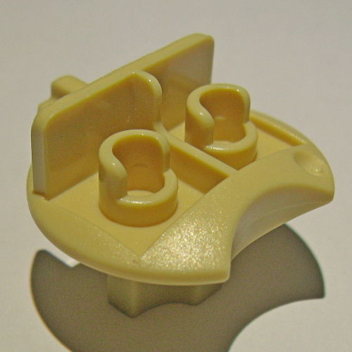 Sports Basketball / Hockey Goalie Minifig Stand (Tan)