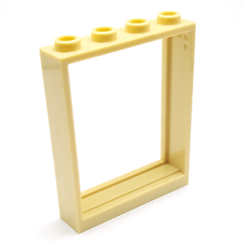 Door Frame 1 x 4 x 4, Holes (Lift) (Tan)
