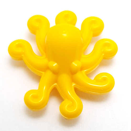 Animal, Sea Life Set, Octopus (Bright Light Orange)